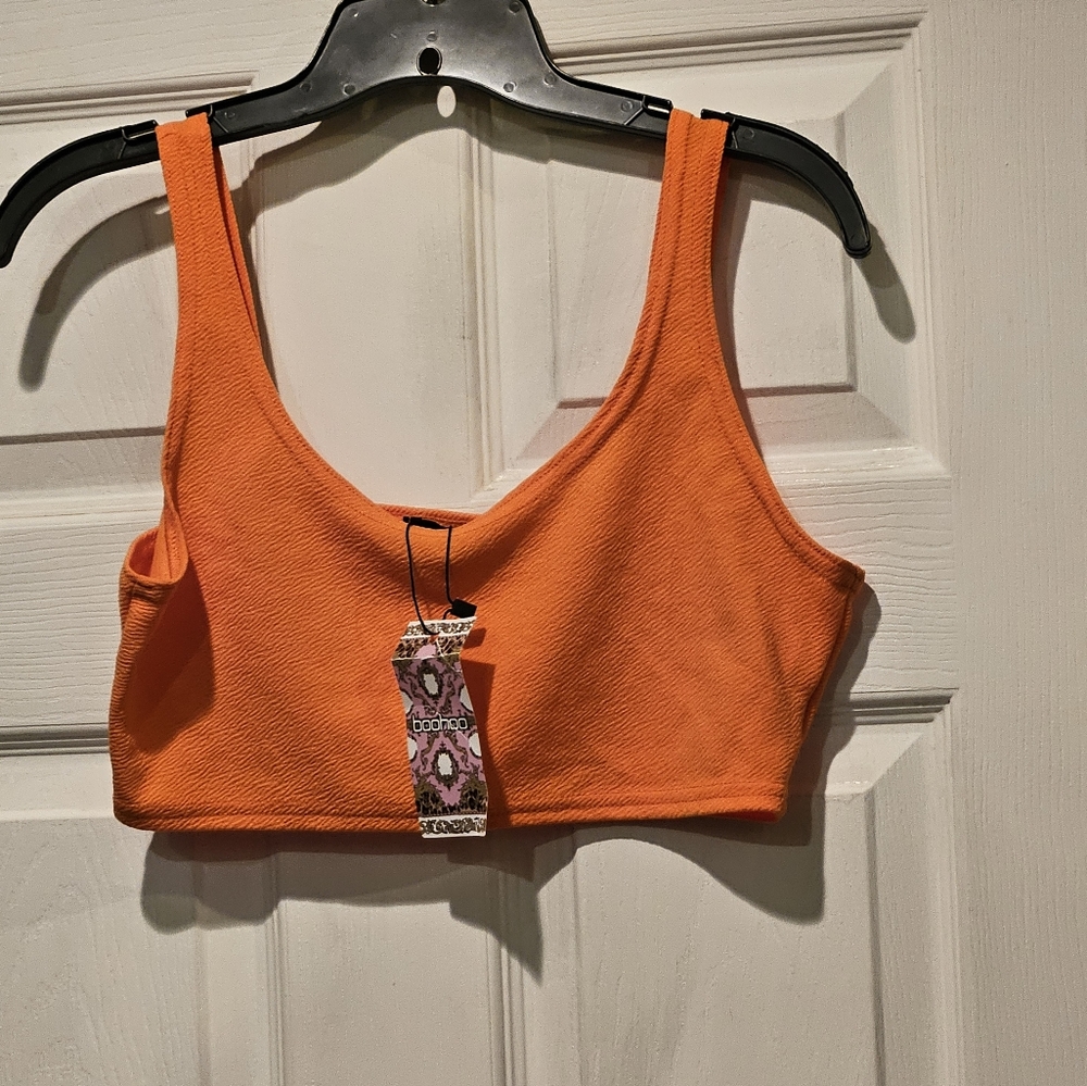 BOOHOO CREPE BRALETTE